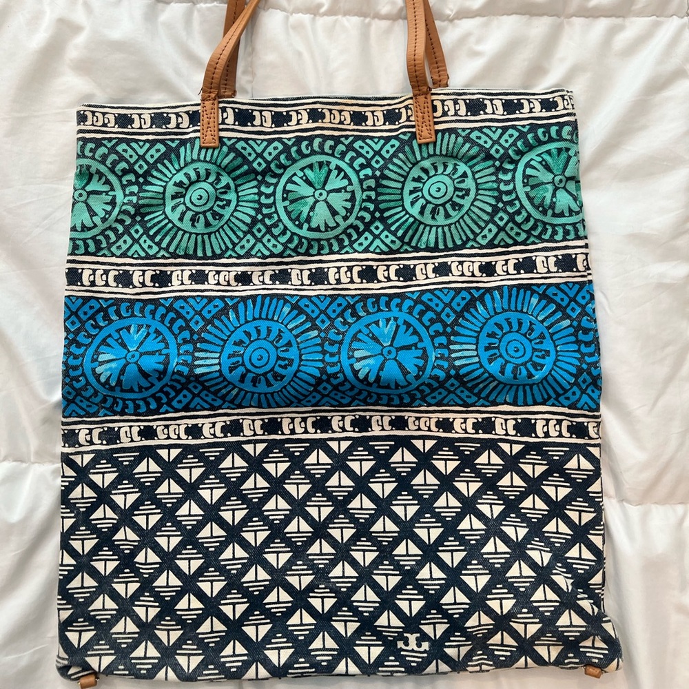 Tory Burch tote with matching garment bag